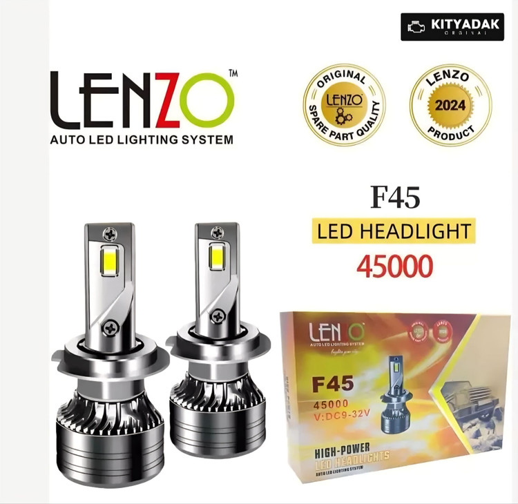 هدلایت F45 پایه H7 لنزو Lenzo