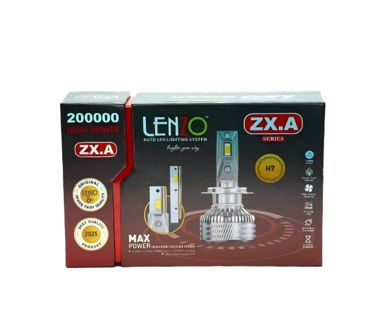 هدلایت ZX.A پایه H7 لنزو Lenzo
