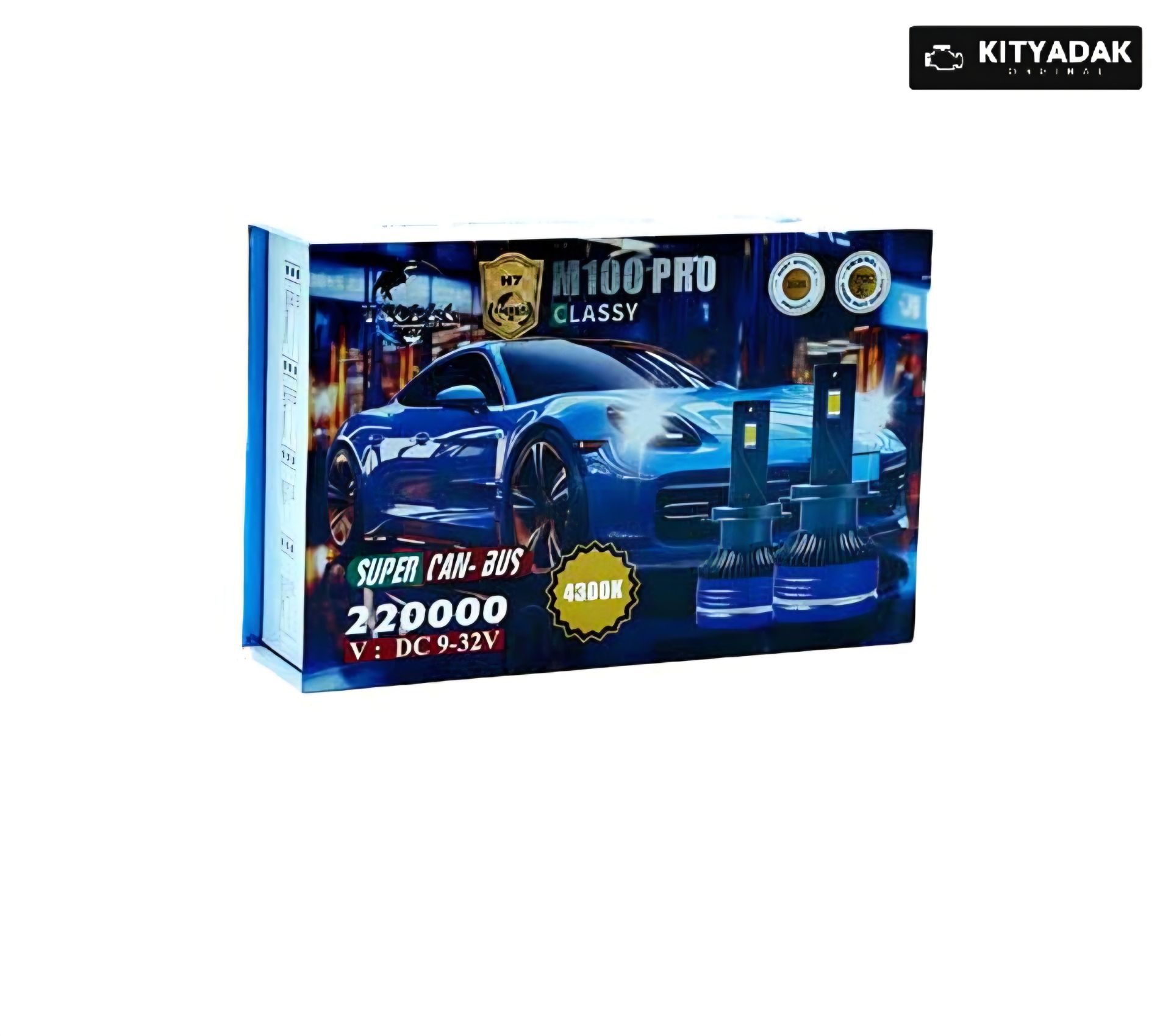 هدلایت M100 Pro پایه H1 و H7 لنزو Lenzo نور آفتابی