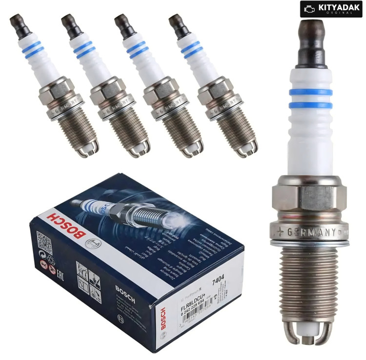 شمع خودرو بوش مدل FLR8LDCDU پک ویژه افزایش شتاب و قدرت مناسب پراید و ۴۰۵ BOSCH