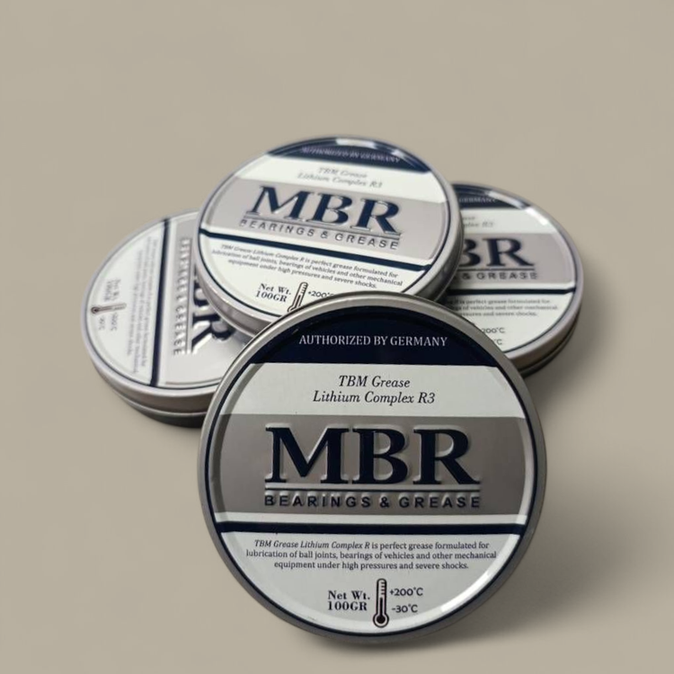 گریس نسوز پایه لیتیوم 100gr کششی سورمه ای (کمپلکس ام بی آر) MBR complex