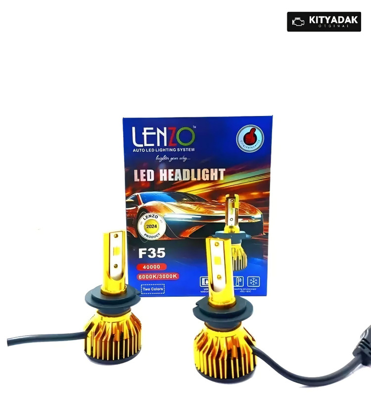 هدلایت F35 دو رنگ مناسب پراید صبا لنزو Lenzo
